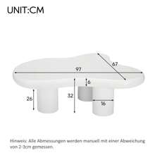 okwish Coffee Tables - White - View 5