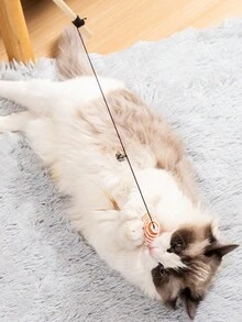 1 Bộ Đồ Chơi Mèo Con Tương Tác Dành Cho Người Yêu Mèo và Mẹ Mèo Đồ Chơi Chọc Mèo Tương Tác Dành Cho Người Yêu Mèo và Mẹ Mèo Đồ Chơi Chơi Đùa Dành Cho Người Yêu Mèo và Mẹ Mèo Đồ Chơi Nhai Cho Chó Con Đồ Chơi Bằng Gỗ Vui Nhí Dành Cho Người Yêu Mèo và Mẹ Mèo Quà Tặng Dành Cho Người Yêu Mèo/Chó và Thú Cưng Yêu Thương - Nhiều màu - Xem 5