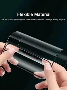 4 PIEZAS de película cerámica suave mate compatible con iPhone 17 Air 16 Pro Max 16E 15 14 Plus 13 12 Mini 11 Pro Max XS Max X XR 7 8 Plus Protector de pantalla [No es de vidrio] [Anti-huellas dactilares] [Resistente a terremotos] [Anti-caída] - transparente - Ver 3
