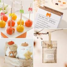 20 peças Mini Laço de Fita de Cetim para Férias Floral DIY Artesanato Costura Patch Enfeite para Chapéus, Caixa de Presente de Casamento, Decoração de Natal