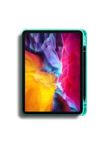 Case With Stand For Apple IPad 7th/8th/9th Generation 10.2 Inch - 水綠色 - 查看 2