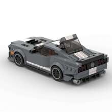 赛车模型积木，超级技术跑车，创意玩具，圣诞节，生日礼物 - 多色 - 查看 4