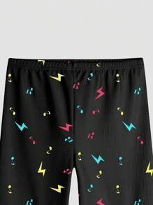 Tween Boy 2 件套紧身吉他和宇航员印花长袖睡衣套装 - 彩色 - 查看 5