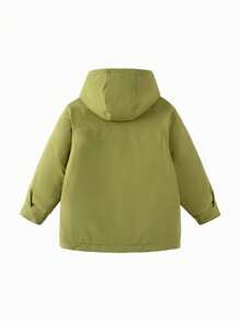 Balabala Kids' Long Winter Down Jacket Medium-Length Warm Boys' Big Kids Color Block