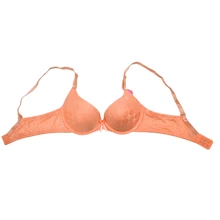 RITA SENSUAL BR6036C 3 Sostenes con cuadriculado (3 piezas) copa C. en colores diferentes - Negro - Ver 3