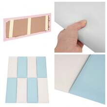 8 Pack Wall Panels Peel And Stick Headboard Upholstered, Self-Adhesive Anti-Collision Wall Padding Soundproof Wall Panels 24.41*12.6*7.09in - Nhiều màu - Xem 10