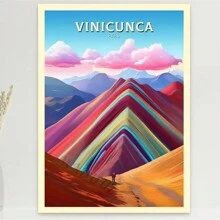 1pc Nordic Retro Holiday Travel City Venice Algarve Travel Pictures Room Life Canvas Painting Printing Artist Home Wall Decoration Poster Canvas Unframed,Wall Art Coastal Decor Coastal Decor Beach Decor