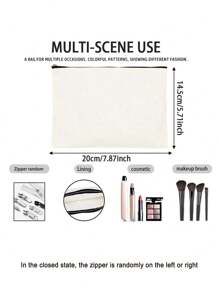 旅行化妆包 - 坚固耐用，安全且易于打开的拉链封口，宽敞且井井有条的内部隔层 - 独特的航空风格设计，紧凑便携的旅行伴侣储物袋 - 彩色 - 查看 5