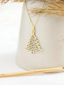 1 PC Charm Necklace Pendant For Women Christmas Day Gift Wedding Anniversary Jewelry