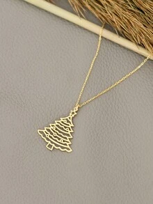 1 PC Charm Necklace Pendant For Women Christmas Day Gift Wedding Anniversary Jewelry