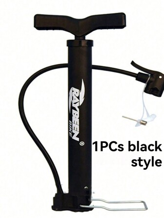 1 件便携式自行车气泵，家用迷你手持空气压缩机，电动/自行车轮胎充气机，带随机颜色阀头