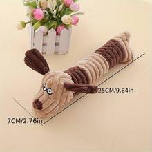 Búp bê chó nhồi bông - Búp bê nhai động vật nhồi bông - Búp bê chó dễ thương - Búp bê chó con nhồi bông - Búp bê nhai bền cho chó nhỏ, vừa và lớn - Nhiều màu - Xem 2