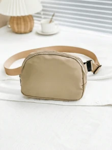 1 chiếc/Túi đeo chéo ngực đa năng màu trơn, Túi đeo hông, Túi thắt lưng mọi nơi có dây đeo có thể điều chỉnh, Túi đeo hông nhỏ, Dùng cho tập luyện, chạy bộ, du lịch, đi bộ đường dài - Nhiều màu - Xem 6