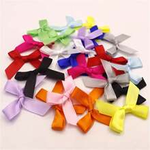 50/500 Pcs Random Color Ribbon Bow Ties, Suitable For Wedding, Festival And DIY Crafts - Perfect For Gift Wrapping, Basket Decor, Birthday Packaging, Office And Wreath Decoration