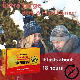 10pcs/Pack Warm Post, Self-Heating Hand Warmer, Suitable For Outdoor Camping In Winter, Warm Body Use At Home