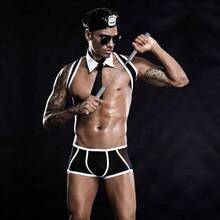 1 件欧美男士运动派对游戏氛围道具服装配件、圣诞礼物、情侣游戏 - 彩色 - 查看 4