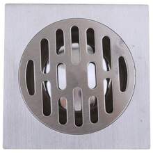 Stainless Steel Drain 10x10 Bathroom Lavatory Resistant Safe Hygienic Balcony Garden Yard Durable - 銀色 - 查看 5