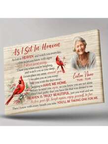 Framed Memorial Gift Sympathy Gift For Loss Of Father Mother Husband Son In Heaven, Bereavement Gift In Loving Memory - 裱框 - 查看 3