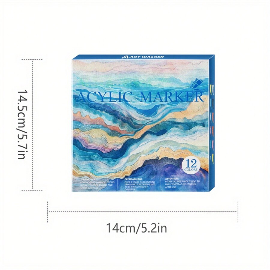 Acrylic Paint Pens For Rock Paintings, Stones, Ceramics, Glass, Wood