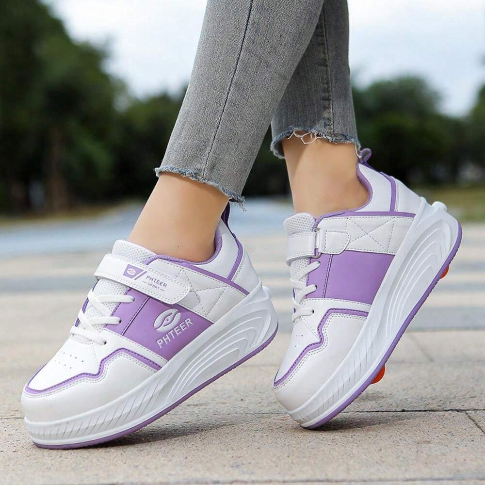 New FourWheel Drive Skate Shoes, Men And Women MultiFunctional