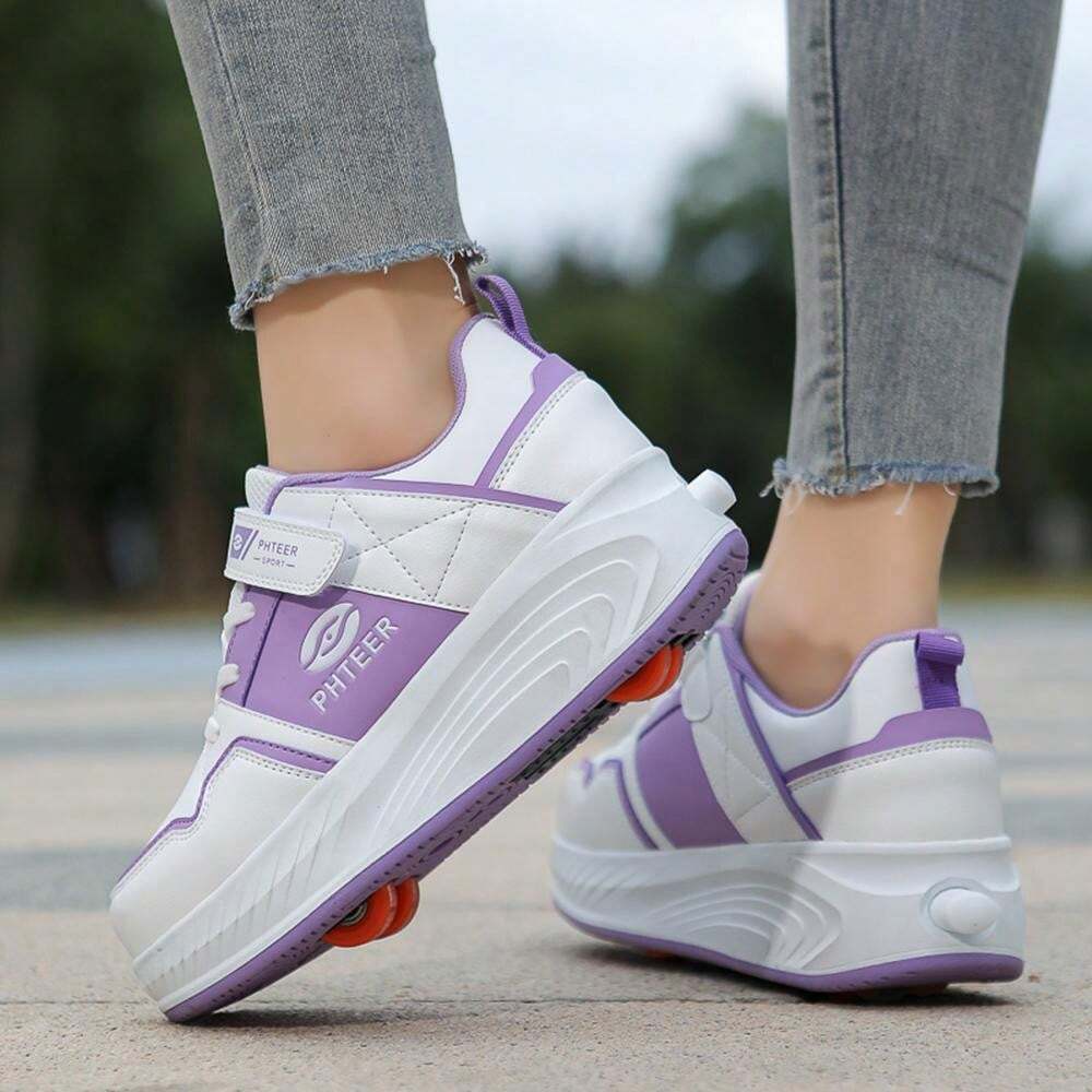 New FourWheel Drive Skate Shoes, Men And Women MultiFunctional