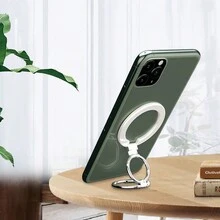 1 Giá đỡ điện thoại hình vòng từ tính thời trang, phù hợp với ốp lưng hấp thụ từ tính Magsafe, giá đỡ máy tính để bàn có thể gập lại đa năng, đa chức năng - Nhiều màu - Xem 4