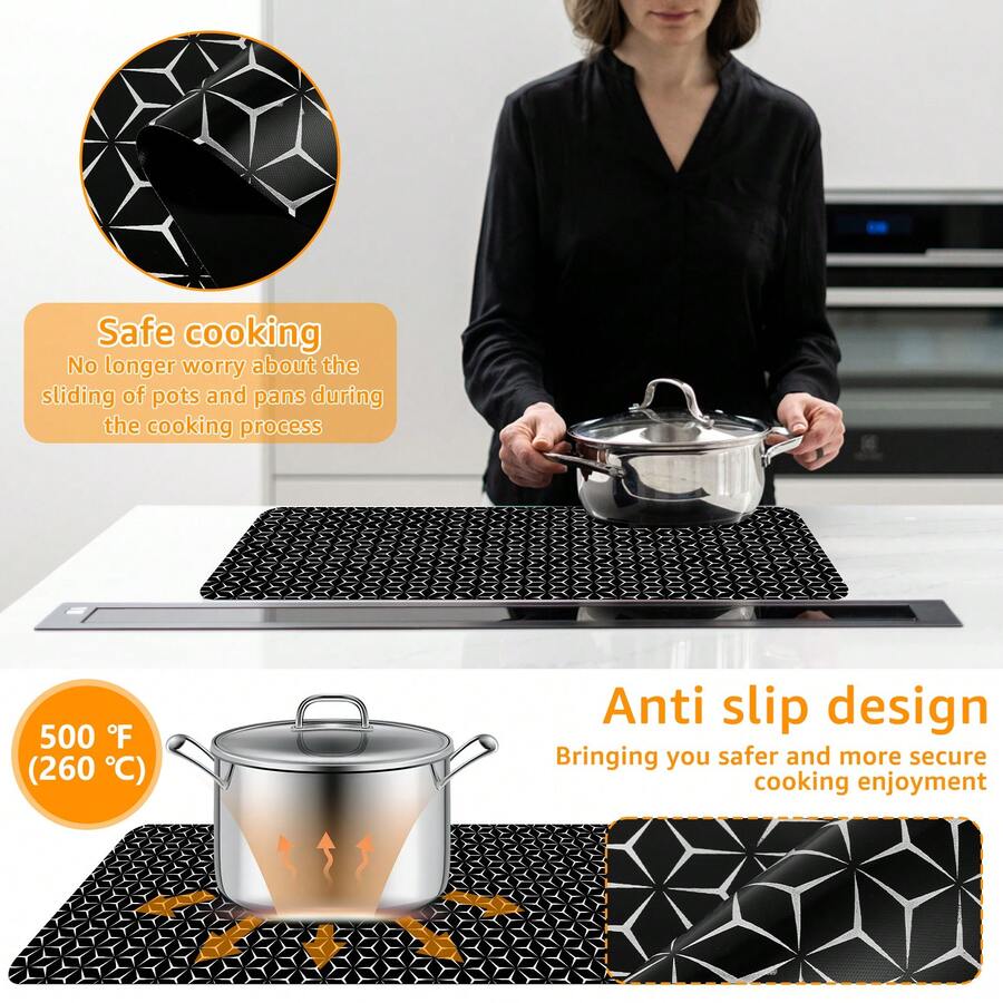 Induction Cooktop Mat Silicone Induction Cooker Covers HeatResistant