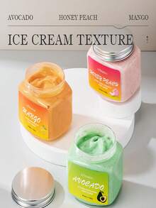 300g 芒果糖浆桃子鳄梨水果味身体磨砂膏去角质 10.58 盎司 - 300g/pcs - 查看 1