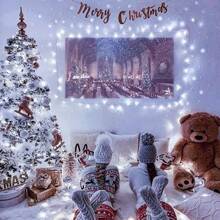 Indoor String Lights, Outdoor Waterproof Transparent Wire Fairy Lights, Flashing String Lights, Suitable For Living Room, Christmas Tree, Bedroom, Wedding Decor, Christmas Decoration - Cold White - View 4