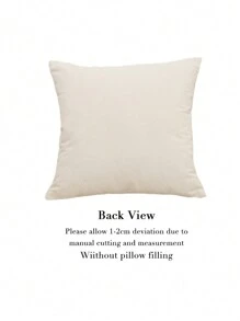 1 件玫瑰园提花抱枕套或腰垫套，适用于卧室、客厅、沙发 - 彩色 - 查看 8