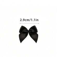 20 peças Mini Laço de Fita de Cetim para Férias Floral DIY Artesanato Costura Patch Enfeite para Chapéus, Caixa de Presente de Casamento, Decoração de Natal