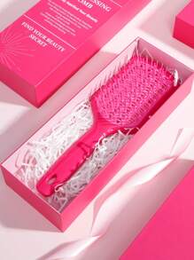 Exquisite Hairbrush Gift Box2/3Pcs/Set,Gift Set Curl Fluffy Styling Comb,Straightener Comb,Paddle Brush,Bristle Brush,V-Shaped Straight Comb,Neem Wood Comb,Curly Hair Brush,Detangler Brush Wet,Detangler Hairbrush Set,Mist Spray Bottle For Mother'S Day, Valentine'S Day, Birthday, Party Gift, And All Kinds Of Holiday Celebration,Hair Comb Set Gift Box Valentine's Day Gift For Girlfriend - Multicolor - View 23