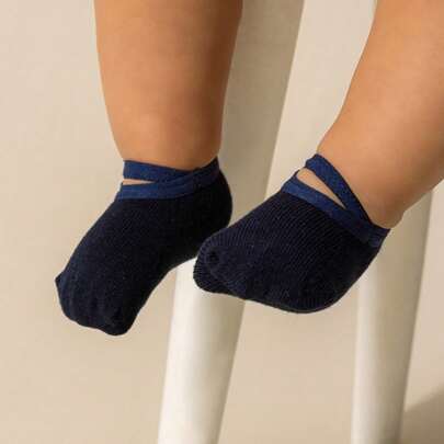 Meias Dallf Meia Sapatilha Infantil Recem Nascido Alta Qualidade Algodão Confortavel Dallf