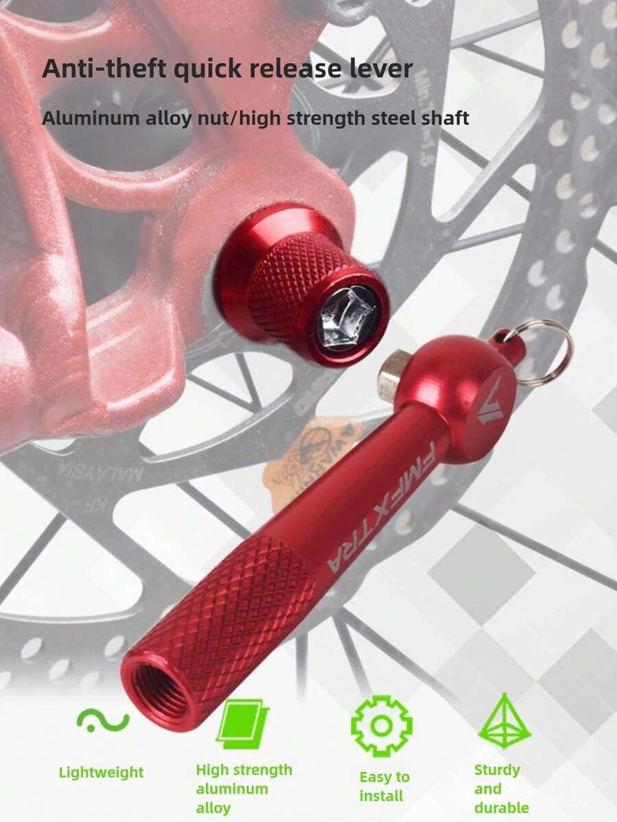 Bicycle Skewer Lever Quick Release Bike QR Wheel Locking Security Anti