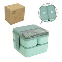 1 cái, Hộp đựng cơm trưa cho người lớn, Hộp đựng cơm trưa cho người lớn 60,87oz, Hộp đựng cơm trưa dung tích lớn, Hộp đựng cơm trưa chống rò rỉ cho người lớn có ngăn, Hộp đựng cơm trưa có ngăn đựng cơm trưa cho trường học, công sở, văn phòng, dã ngoại, cắm trại và du lịch - nhiều màu - Xem 10