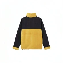 Puma 2-Way Wear Faux Sherpa Stand Collar Warm, Windproof Sports Jacket