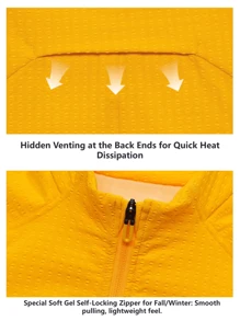 BMAI 女子运动魔方储能夹克 2024 新款秋冬立领保暖内衬保暖防风训练夹克：适合户外穿着或跑步、徒步、健身和骑自行车等活动。具有出色的透气性、吸湿排汗性能和保暖性。 - 黃色 - 查看 8