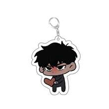 Cute Cartoon Character Acrylic Keychain Charming Anime Inspired Charm For Bags Backpacks Perfect S For Couples Fashionable Car Accessory Ideal For Birthdays Valentine's Day Valentines Car Accessories Bag Charm Backpack For School Letter Goth Y2k Halloween Accessories Teachers Day Christmas Gift Ideas Bag Lanyards With Id Holder Car Accessories Bag Charms - Multicolor - View 9