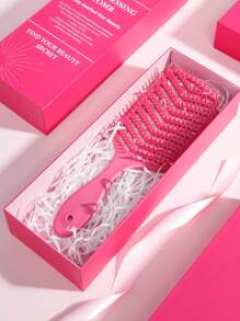 Exquisite Hairbrush Gift Box2/3Pcs/Set,Gift Set Curl Fluffy Styling Comb,Straightener Comb,Paddle Brush,Bristle Brush,V-Shaped Straight Comb,Neem Wood Comb,Curly Hair Brush,Detangler Brush Wet,Detangler Hairbrush Set,Mist Spray Bottle For Mother'S Day, Valentine'S Day, Birthday, Party Gift, And All Kinds Of Holiday Celebration,Hair Comb Set Gift Box Valentine's Day Gift For Girlfriend - Multicolor - View 12