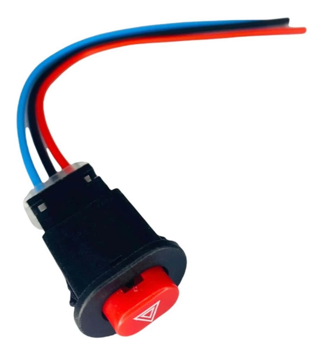 Auxiliary Switch Button 3 Wires Turn Signal Light Motorcycle Car Mode