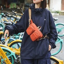 休闲情侣斜挎包、时尚单肩斜挎包、男女通用胸包和腰包、运动风格小情侣包万圣节圣诞节冬季圣诞礼物男士包男士包侧包男士礼物时尚休闲户外感恩节秋季旅行假日收纳包单肩包腰包腰包骑行包腰包男士礼物徒步旅行学生大容量多功能便携爸爸礼物男友礼物度假 - 橘色 - 查看 5