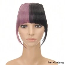 Synthetic 26Colors Real Thick 31g Natural Bang Wig Black Brown Auburn Red Clip In On Bangs Hair
