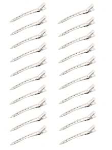 20/10 szt. spinek do włosów na klipsy, do stylizacji niewidocznych grzywek i koron dla kobiet (nadaje się do makijażu osobistego, salonów fryzjerskich, studiów fotograficznych) Spinki do włosów, klamry do włosów, artykuły szkolne