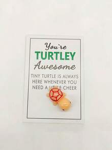 小乌龟幸运卡贺卡、节日装饰、教师节礼物、圣诞派对装饰品、节日贺卡、生日礼物、节日礼物 - 彩色 - 查看 11