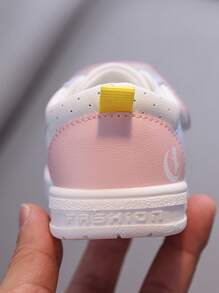 New Waterproof Non-Slip Soft Sole Hook And Loop Athletic Shoes For 1-4 Years Old Toddlers, Easy To Wear, Prince & Princess Style, Spring/Autumn - Pink - View 10