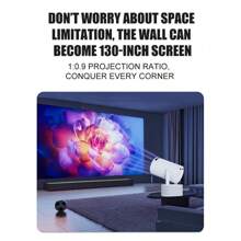 Máy chiếu không dây di động 4K Android 11.0 1080P 720P 200ANSI cho gia đình và ngoài trời với góc chiếu có thể điều chỉnh 180 độ, Máy chiếu HD 200ANSI 1080P, Máy chiếu gốc 1280*720P, Rạp chiếu phim di động tại nhà, Tương thích với HD, USB, AV, Điện thoại thông minh, Máy tính xách tay, Dành cho Giải trí tại nhà và Sử dụng tại Văn phòng - Phích cắm loại C của EU (220-240V) - Xem 12