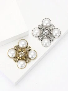 复古宫廷巴洛克珍珠胸针 女士 中性 别针 派对 宴会 珠宝配饰 礼品 - 巴洛克 - 查看 7