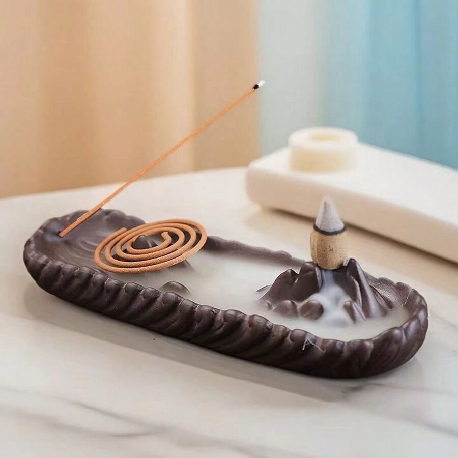 Incense Burner, Waterfall Design 3In1 Incense Holder Home Fragrance