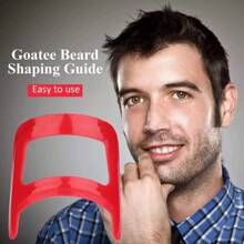1 Set de herramientas para el cuidado de la barba, herramienta de recorte y moldeado de barba, set de 4 herramientas guía para el afeitado, el peinado y el moldeado de la barba, el bigote y la perilla (para Halloween, fiestas de disfraces, festivales, juegos de rol, disfraz y dulce o truco)