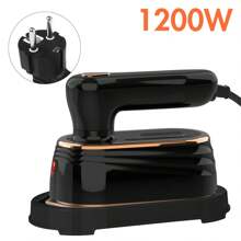 PANCERKA 1 pieza, vaporizador portátil para ropa, plancha de vapor de mano de 1200W para prendas, planchar y vaporizar 2 en 1, placa base grande, quitarruga de tela para el hogar y viajes
